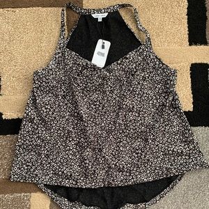 Leopard Print Hi-Lo Tank Top size M